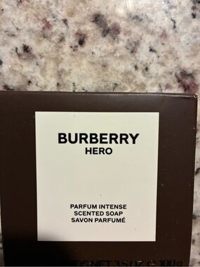 Burberry Hero Scented Soap - Brown and White Packaging